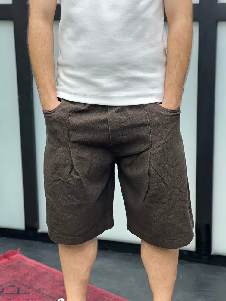 شلوارک کتان جین زارا