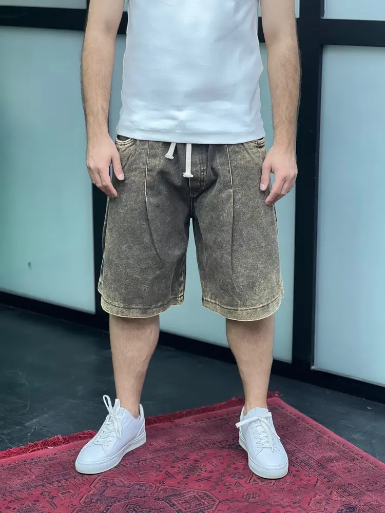 شلوارک کتان جین زارا