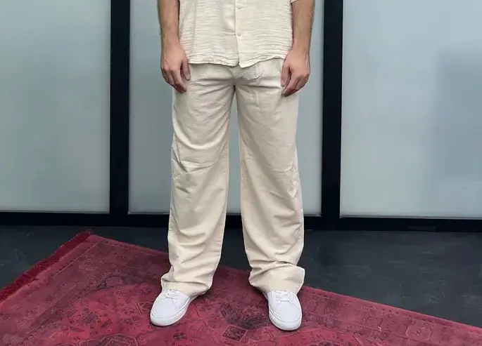 شلوار لینن
